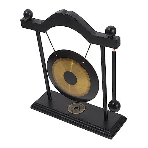 BESPORTBLE Vintage Messing Gong mit Stabilem Holzständer Dekorativer Tischgong für Zuhause und Büro Kunstvoll Verarbeitetes Feng Shui Wohnaccessoire Einzigartiges für Einweihung und BESPORTBLE Vintage Messing Gong mit Stabilem Holzständer Dekorativer Tischgong für Zuhause und Büro Kunstvoll Verarbeitetes Feng Shui Wohnaccessoire Einzigartiges für Einweihung und von BESPORTBLE