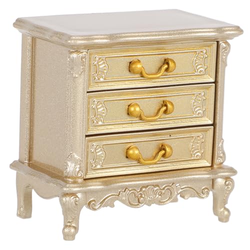 BESPORTBLE Vintage Miniatur Nachttisch Schrank mit Miniaturmöbel für Puppenhaus Kompakte Tischdekoration für Miniaturzimmer und Kreatives Spiel BESPORTBLE Vintage Miniatur Nachttisch Schrank mit Miniaturmöbel für Puppenhaus Kompakte Tischdekoration für Miniaturzimmer und Kreatives Spiel von BESPORTBLE