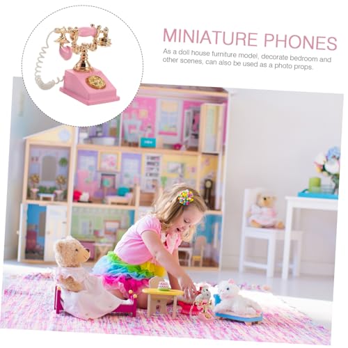 BESPORTBLE Vintage Miniatur Telefon Modell aus Langlebiger Detailgetreuer Retro drehscheibe als Puppenhaus Dekoration und Kinderspielzeug Nostalgisches Zubehör für Sammler und Spielfiguren BESPORTBLE Vintage Miniatur Telefon Modell aus Langlebiger Detailgetreuer Retro drehscheibe als Puppenhaus Dekoration und Kinderspielzeug Nostalgisches Zubehör für Sammler und Spielfiguren von BESPORTBLE