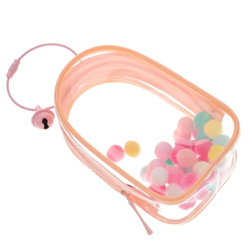 BESPORTBLE Vitrine Für Puppen Und Figuren Transparente PVC Mit Reißverschluss Zum Präsentieren Und Aufbewahren Von Puppen Minitasche Pfirsichfarbe Mit Ring Und Anhänger BESPORTBLE Vitrine Für Puppen Und Figuren Transparente PVC Mit Reißverschluss Zum Präsentieren Und Aufbewahren Von Puppen Minitasche Pfirsichfarbe Mit Ring Und Anhänger von BESPORTBLE