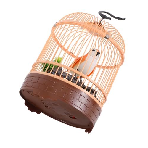 BESPORTBLE Voice Activated Vogelkäfigspielzeug mit Flatternden Papageien und Realistischen Vogelgeräuschen Interaktives Lernspielzeug für Kleinkinder und Dekoration für Zuhause BESPORTBLE Voice Activated Vogelkäfigspielzeug mit Flatternden Papageien und Realistischen Vogelgeräuschen Interaktives Lernspielzeug für Kleinkinder und Dekoration für Zuhause von BESPORTBLE