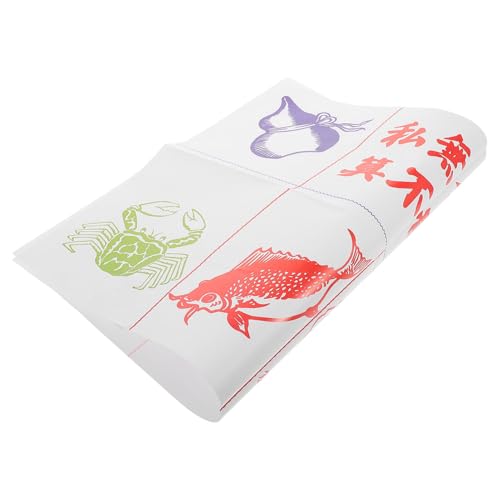 BESPORTBLE Wasserdichter und Dicker Spielmatte für Fische Garnelen und mit Festlichen Illustrationen für Traditionelle Chinesische Spiele während des Frühlingsfestes und Neujahrsfeiern von BESPORTBLE