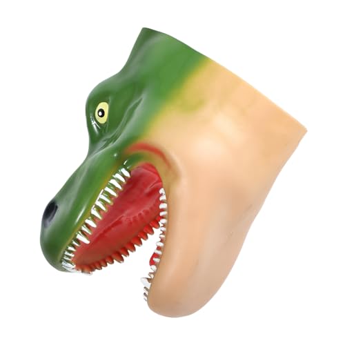 BESPORTBLE Weiche Dinosaurier Handpuppe aus Sicherem Gummi mit Beweglichem Realistische Figur für Erwachsene Interaktives zum Geschichtenerzählen und Rollenspiel von BESPORTBLE