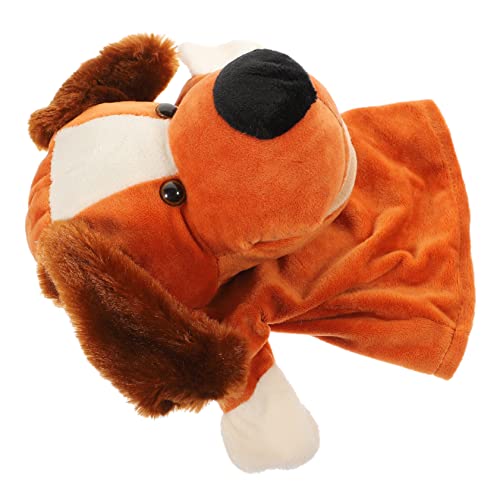 BESPORTBLE Weiche Plüsch Handpuppe Hund Tierform für Waschbar Realistische Form Fördert Fantasie und Motorik für Geschichten und Interaktives von BESPORTBLE