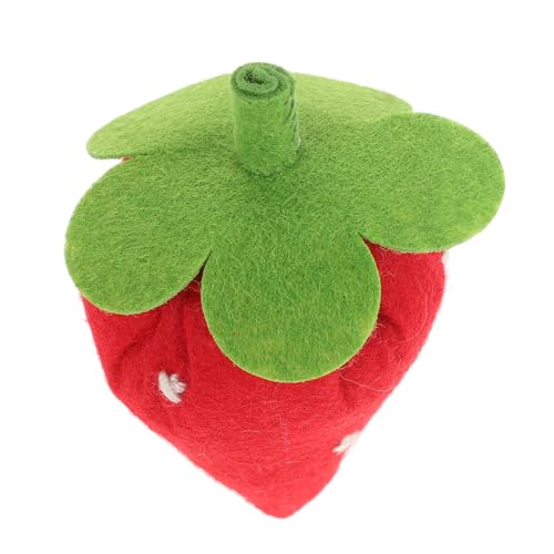 BESPORTBLE Weiche Realistische Erdbeer plüschspielzeuge aus Strapazierfähigem Filz Montessori Lernspiel Abnehmbar Sicher für Spielküche und Wohnaccessoires BESPORTBLE Weiche Realistische Erdbeer plüschspielzeuge aus Strapazierfähigem Filz Montessori Lernspiel Abnehmbar Sicher für Spielküche und Wohnaccessoires von BESPORTBLE