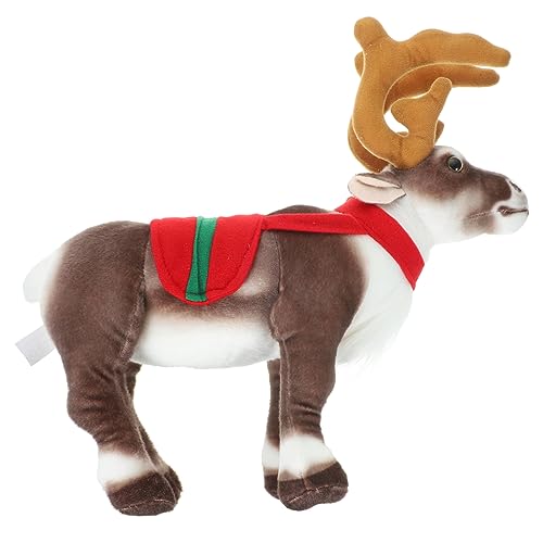 BESPORTBLE Weicher Weihnachts Rentier Plüsch Kuscheltier Dekoration für Familie Freunde Weihnachten BESPORTBLE Weicher Weihnachts Rentier Plüsch Kuscheltier Dekoration für Familie Freunde Weihnachten von BESPORTBLE