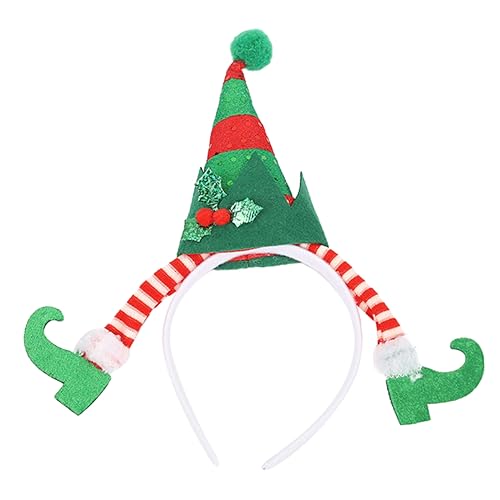 BESPORTBLE Weihnachtlicher Haarreifen mit Beinen und Weihnachtsmütze Weiches Material Rutschfest Festliche Kopfdekoration für Erwachsene Geeignet für Verschiedene Frisuren Weihnachtsfeier BESPORTBLE Weihnachtlicher Haarreifen mit Beinen und Weihnachtsmütze Weiches Material Rutschfest Festliche Kopfdekoration für Erwachsene Geeignet für Verschiedene Frisuren Weihnachtsfeier von BESPORTBLE