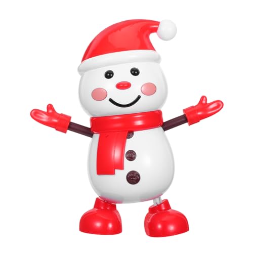 BESPORTBLE Weihnachtlicher Tanzender Schneemann aus Sicherem Kunststoff Musikalische Weihnachtsdekoration für Erwachsene Batteriebetrieben ohne Batterien Vielseitig für Tisch Balkon und Auto von BESPORTBLE