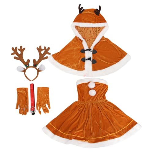 BESPORTBLE Weihnachts Cosplay Kostüm Elch Prinzessin Kleid Santa Party Outfit Festliches Bühnenkleid für Damen BESPORTBLE Weihnachts Cosplay Kostüm Elch Prinzessin Kleid Santa Party Outfit Festliches Bühnenkleid für Damen von BESPORTBLE