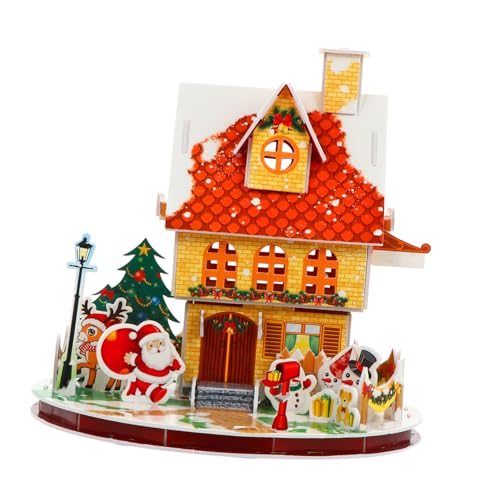 BESPORTBLE Weihnachts Puzzle Haus DIY für Sicherer Weihnachtskabinen Bausatz ohne Batterie als und Weihnachtsdekoration BESPORTBLE Weihnachts Puzzle Haus DIY für Sicherer Weihnachtskabinen Bausatz ohne Batterie als und Weihnachtsdekoration von BESPORTBLE