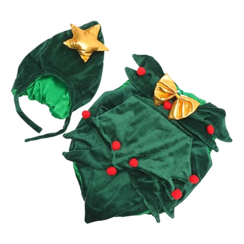 BESPORTBLE Weihnachtsbaum Kostüm mit Mütze Weiches Atmungsaktives Fotografie Outfit für Neugeborene Monate Komfortabel und Hautfreundlich für Weihnachtsfotos BESPORTBLE Weihnachtsbaum Kostüm mit Mütze Weiches Atmungsaktives Fotografie Outfit für Neugeborene Monate Komfortabel und Hautfreundlich für Weihnachtsfotos von BESPORTBLE