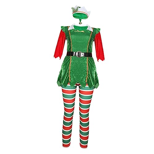 BESPORTBLE Weihnachtsfest Damen Party Kostüm Einheitsgröße Festliches Bühnenkleid für Auftritte und Karneval BESPORTBLE Weihnachtsfest Damen Party Kostüm Einheitsgröße Festliches Bühnenkleid für Auftritte und Karneval von BESPORTBLE
