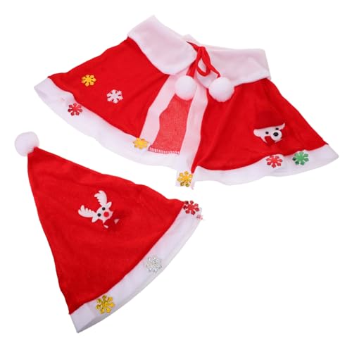 BESPORTBLE Weihnachtskostüm Weihnachtsumhang Rot Kapuzenumhang Aus Samt Mit Weihnachtsmannmütze Für Festliche Feiern Und Bühnenauftritte BESPORTBLE Weihnachtskostüm Weihnachtsumhang Rot Kapuzenumhang Aus Samt Mit Weihnachtsmannmütze Für Festliche Feiern Und Bühnenauftritte von BESPORTBLE