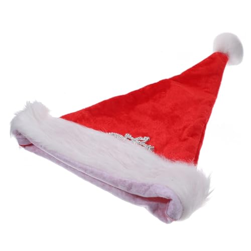 BESPORTBLE Weihnachtsmütze Santa Mütze aus Weichem Plüsch Warmes Unisex Weihnachtsparty Kostüm Lustige Festtagskopfbedeckung für Erwachsene und Weihnachtsfeier BESPORTBLE Weihnachtsmütze Santa Mütze aus Weichem Plüsch Warmes Unisex Weihnachtsparty Kostüm Lustige Festtagskopfbedeckung für Erwachsene und Weihnachtsfeier von BESPORTBLE