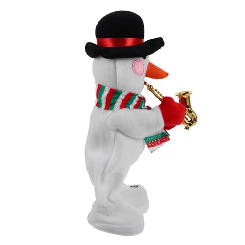 BESPORTBLE Weihnachtsplüsch Schneemann Musikalisches mit Tanzfunktion Elektrische Plüschfigur für Festliche Dekoration für Kinderzimmer und Wohnzimmer Sorgt für Weihnachtsfreude BESPORTBLE Weihnachtsplüsch Schneemann Musikalisches mit Tanzfunktion Elektrische Plüschfigur für Festliche Dekoration für Kinderzimmer und Wohnzimmer Sorgt für Weihnachtsfreude von BESPORTBLE