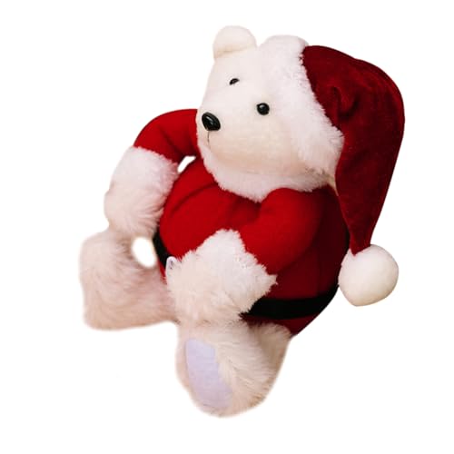 BESPORTBLE Weihnachtsplüschbär, Süßer Stoffbär, Kinderspielzeug, Dekorativ für Die Weihnachtsfeier, 14 cm, Mehrfarbig BESPORTBLE Weihnachtsplüschbär, Süßer Stoffbär, Kinderspielzeug, Dekorativ für Die Weihnachtsfeier, 14 cm, Mehrfarbig von BESPORTBLE