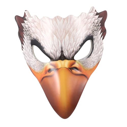 BESPORTBLE Weiße Adlermaske Halloween Fuchs Adler Maske Halloweenkostüm Krähe Adlermasken Für Erwachsene Kostüm Vogel Gesichtsmaske Vollgesichts-schnorchelmaske Für Erwachsene Wolf Eva von BESPORTBLE
