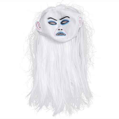 BESPORTBLE Weiße Hexenmaske Halloween-Horror Geistergesichtsmaske Geistergesichtsmaske Verkleiden Kostümparty Be?ngstigend Halloween Schreckliche Maske Kostüm Abschlussball Verkleiden von BESPORTBLE