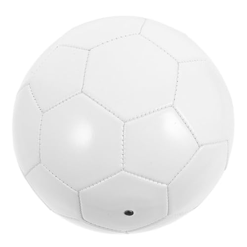 BESPORTBLE Weißer DIY Fußball Blanko Ball zum Bemalen und Basteln PVC Fußball zum Zeichnen Kreatives Sportspielzeug für Familienaktivitäten von BESPORTBLE
