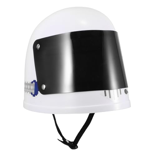 BESPORTBLE Weltraumhelm Aus Kunststoff Verstellbarer Astronautenhelm Für Rollenspiele Und Halloween Langlebiger Spielzeughelm Für Jungen Und Cosplay Zubehör Für Partys von BESPORTBLE