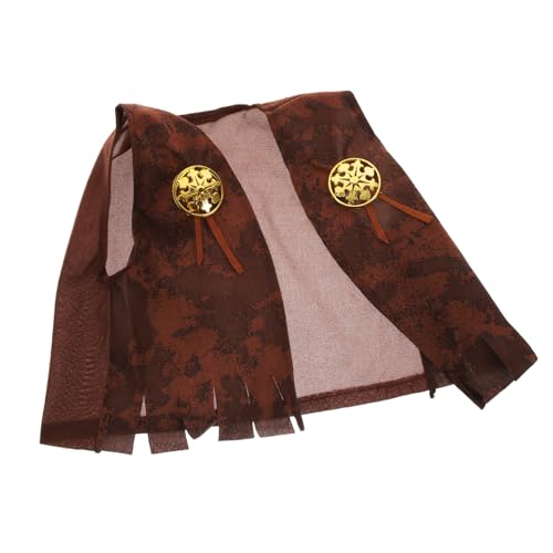 BESPORTBLE Western Weste Cowboy Kostüm Weste Wild West Kostüm Accessoire für Jungen Mädchen Karneval Fasching Halloween Verkleidung Cosplay Party von BESPORTBLE