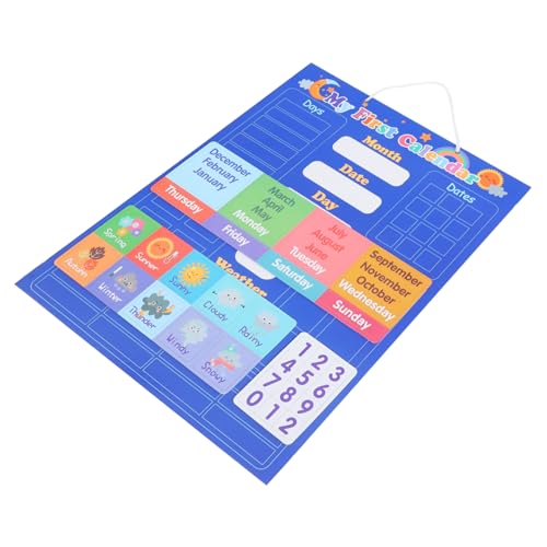 BESPORTBLE Wetterkalender Für Pädagogisches Wetter Puzzle Mit Wandhalterung Lernspielzeug Für Frühes Lernen Für Kleinsten BESPORTBLE Wetterkalender Für Pädagogisches Wetter Puzzle Mit Wandhalterung Lernspielzeug Für Frühes Lernen Für Kleinsten von BESPORTBLE