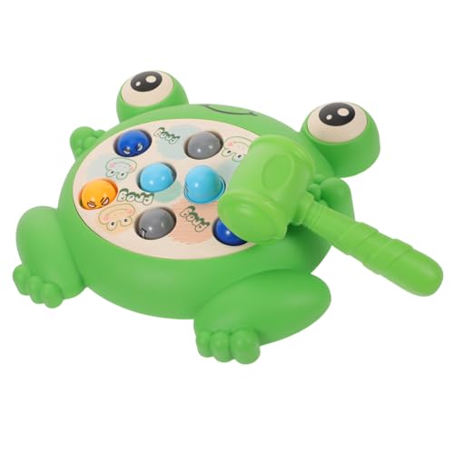 BESPORTBLE Whack A Frog Spiel Pounding Lernspielzeug mit Hammer für Hand-Auge-koordination und Kognitive Entwicklung Interaktives Eltern-Junge Mädchen Tischspiel aus Robustem Kunststoff BESPORTBLE Whack A Frog Spiel Pounding Lernspielzeug mit Hammer für Hand-Auge-koordination und Kognitive Entwicklung Interaktives Eltern-Junge Mädchen Tischspiel aus Robustem Kunststoff von BESPORTBLE
