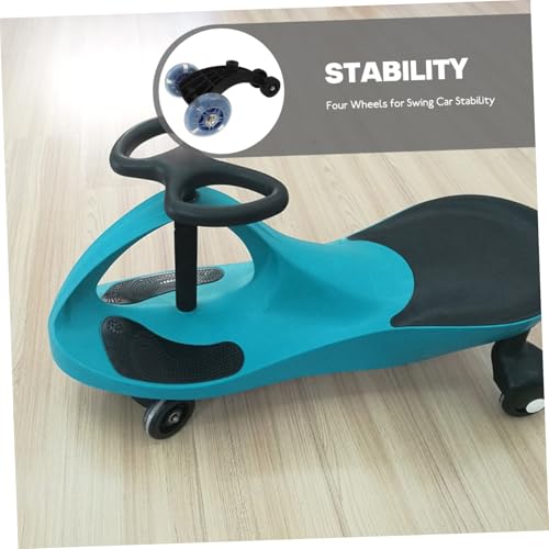 BESPORTBLE Wiggle Car Ersatzrad aus Robustem Kunststoff Geräuscharm Wetterbeständig und Stabil für Einfache Reparatur und Sicheren Fahrspaß von BESPORTBLE
