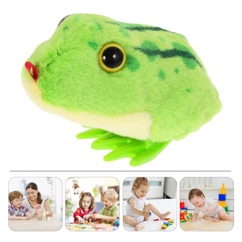 BESPORTBLE Wind up Plüsch Frosch Hüpfend Realistisches Wind up Tier Weicher Plüsch und Kunststoff Kreative Geschenkidee für Jungen und Mädchen BESPORTBLE Wind up Plüsch Frosch Hüpfend Realistisches Wind up Tier Weicher Plüsch und Kunststoff Kreative Geschenkidee für Jungen und Mädchen von BESPORTBLE