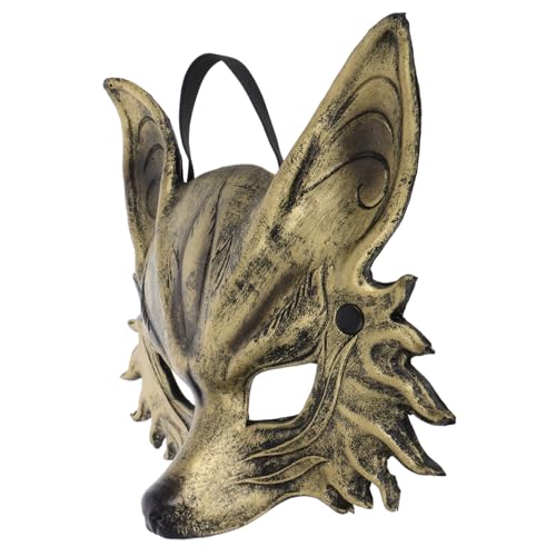 BESPORTBLE Wolf Maske Halloween Tiermaske für Cosplay Realistische Wolf Gesichtsmaske für Weihnachten Gruselige Kostümpartys Vielseitig Einsetzbar für Verschiedene Anlässe von BESPORTBLE