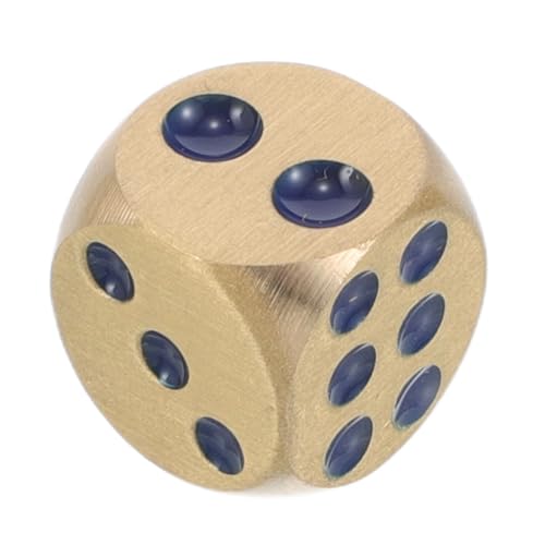 BESPORTBLE Würfelset aus Messing Bunte Multi Seiten Würfel für Brettspiele und Karten Tragbare Spielaccessoires für Zuhause und Klassenzimmer von BESPORTBLE