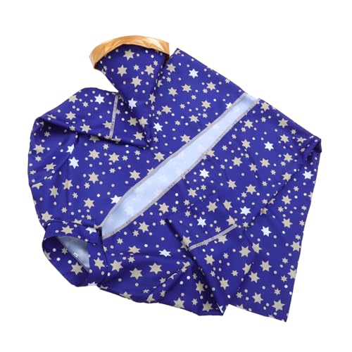 BESPORTBLE Zaubererroben Und -umhang Zauberer-outfit Zauberer Kostüm Männer Zaubererkostüm Für Jungen Zaubererkostüm Zaubererumhang Für Zauberermantel Zaubererhut Polyester von BESPORTBLE