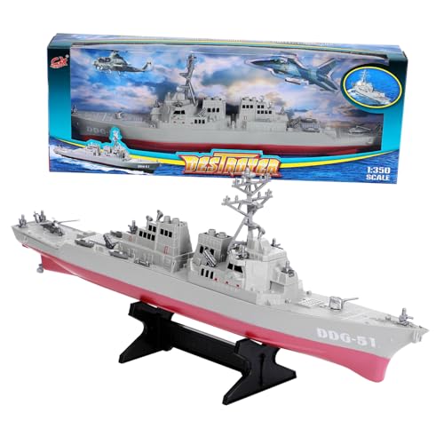 BESPORTBLE Zerstörerschiff Modellspielzeug Militärschiff Deko Für Jungen Detailgetreu Zum Perfektes Kinderspielzeug Für Kleine Kapitäne von BESPORTBLE