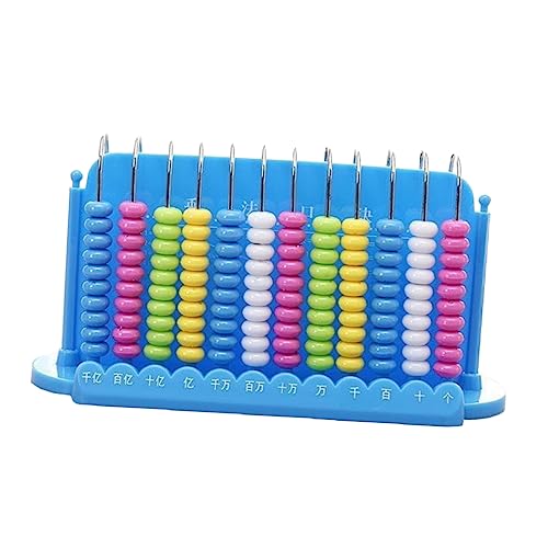 BESPORTBLE für Kinder 12 Stangen Zählen Pädagogisches Lernspielzeug aus Kunststoff Mathematisches Rechenhilfe für Vorschulkinder Farbenfrohes Abacus Spielzeug für Frühkindliche Bildung von BESPORTBLE
