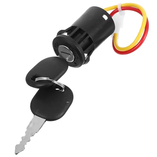 BESPORTBLE Zündschalter für Elektrofahrzeuge Robuster Kunststoff Wasserdichter EIN Knopf Startschalter Kompatibel mit Elektroautos und Mobilitätsrollern Einfach zu Bedienen von BESPORTBLE