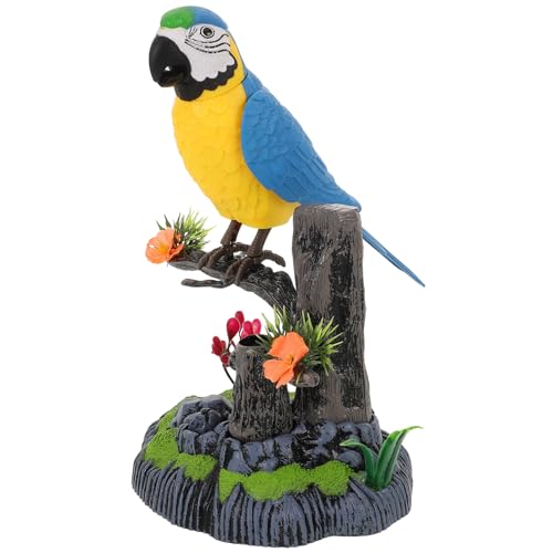 BESPORTBLE Zwitschernder Vogel Auf Elektrischer Papagei Der Auf Steht Statue Realistisches Sich Bewegendes Vogelspielzeug Lebensechte Geräusche BESPORTBLE Zwitschernder Vogel Auf Elektrischer Papagei Der Auf Steht Statue Realistisches Sich Bewegendes Vogelspielzeug Lebensechte Geräusche von BESPORTBLE