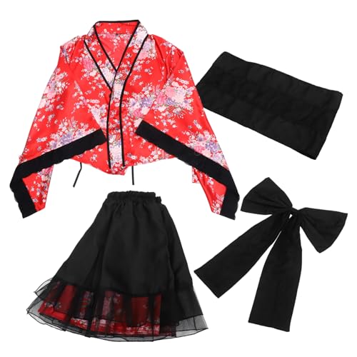 BESPORTBLE für Damenkleid Cosplay-Kimono Kimono- für Frauen Kostüme für Mädchen japanisch rot BESPORTBLE für Damenkleid Cosplay-Kimono Kimono- für Frauen Kostüme für Mädchen japanisch rot von BESPORTBLE