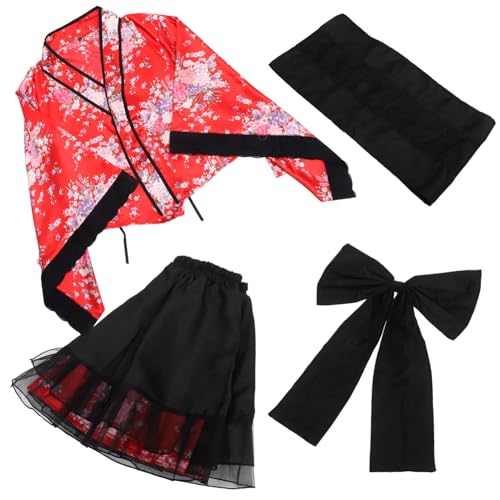 BESPORTBLE für Damenkleid Kimono- für Frauen Cosplay-Kimono Kostüme für Frauen -Cosplay japanisches rot BESPORTBLE für Damenkleid Kimono- für Frauen Cosplay-Kimono Kostüme für Frauen -Cosplay japanisches rot von BESPORTBLE