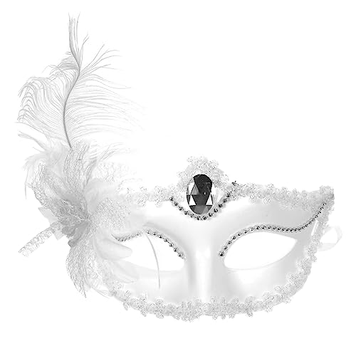 BESPORTBLE halbe Gesichtsmaske aus Spitze Hälfte Erwachsene voll Kostüm Damen halloween masken halloweenmaske augenklappen halloween masks eyemask Cosplay-Halbmasken Gesichtsdekore Feder Weiß BESPORTBLE halbe Gesichtsmaske aus Spitze Hälfte Erwachsene voll Kostüm Damen halloween masken halloweenmaske augenklappen halloween masks eyemask Cosplay-Halbmasken Gesichtsdekore Feder Weiß von BESPORTBLE