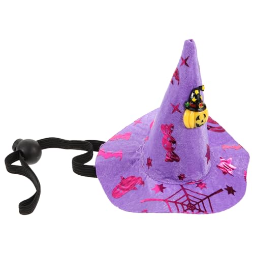 BESPORTBLE kegelförmige Hüte halloween haarschmuck halloween kopfschmuck halloween kopfbedeckung Halloween-Partydekorationen Hexenhüte Halloween-Cosplay-Zubehör Halloween-Party- Stoff von BESPORTBLE