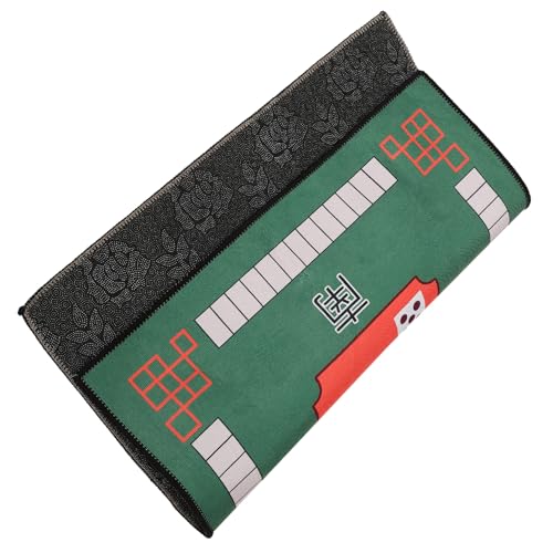 BESPORTBLE rutschfeste Geräuschdämpfende Mahjong Tischmatte Verdicktes Quadratisches Kissen für Poker Domino und Brettspiele Langlebige Rutsch Tischdecke für Spieltische von BESPORTBLE