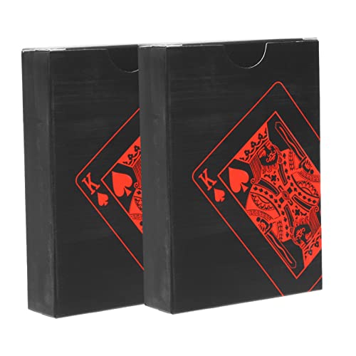 BESPORTBLE wasserdichte Spielkarten Decks für Familienspiele Pokerabende und Mehr Dekorative Karten für Unvergessliche Spielmomente BESPORTBLE wasserdichte Spielkarten Decks für Familienspiele Pokerabende und Mehr Dekorative Karten für Unvergessliche Spielmomente von BESPORTBLE