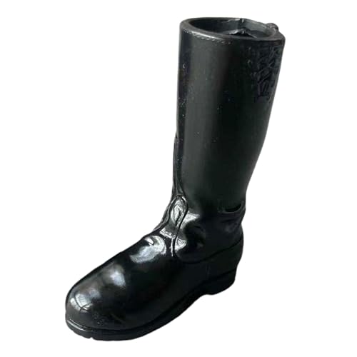 BESSTUUP 1/6 Scale Figure Boots Miniature Shoes Black Knight Boots for Action Figure Dolls von BESSTUUP