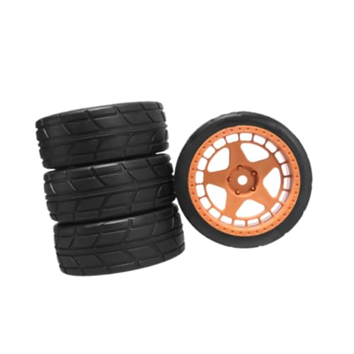 BESSTUUP 4 x 1:10 Drifting Wheels Reifen-Set für ferngesteuerte Autos – Professionelle Rallye-Reifen, verschleißfestes PP-Material für den Innen- und Außenbereich von BESSTUUP