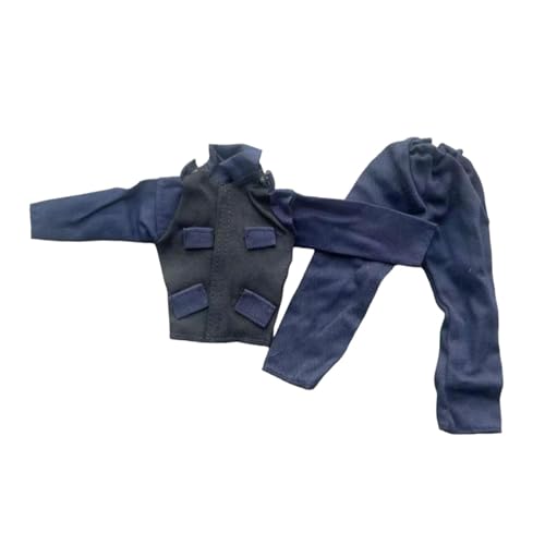 BESSTUUP Actionfigur-Kleidung im Maßstab 1:6, Miniatur-Kleidung, Uniform-Anzug für 30,5 cm männliche Puppen von BESSTUUP