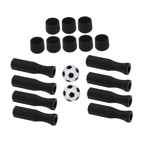 BESSTUUP Fußballgriffe Stangenendkappen Ersatzteile mit 2 Fußballbällen für Tischfußballspiel BESSTUUP Fußballgriffe Stangenendkappen Ersatzteile mit 2 Fußballbällen für Tischfußballspiel von BESSTUUP
