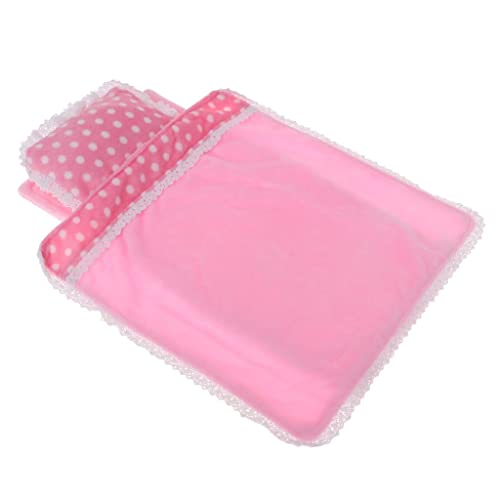 BESSTUUP Handgefertigtes Puppen-Bettwäsche-Set, Velboa-Matratze und Steppdecke für 25 cm große Mellchan-Mädchen-Puppen BESSTUUP Handgefertigtes Puppen-Bettwäsche-Set, Velboa-Matratze und Steppdecke für 25 cm große Mellchan-Mädchen-Puppen von BESSTUUP