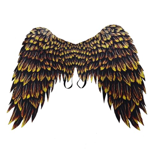 BESSTUUP Kostüm 3D-Flügel für Erwachsene, leichtes Vliesstoff, 97 x 75 cm, Rosa von BESSTUUP