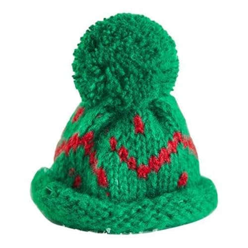 BESSTUUP Mini-Strickmütze, Weihnachtsdekoration, Basteln, Wolle, Dekoration, Urlaub, Party, 2 Stück BESSTUUP Mini-Strickmütze, Weihnachtsdekoration, Basteln, Wolle, Dekoration, Urlaub, Party, 2 Stück von BESSTUUP