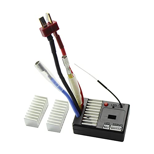 BESSTUUP Receiver Palte 1336 Kühlkörperteile passend für WLtoys 144001 RC Buggy von BESSTUUP
